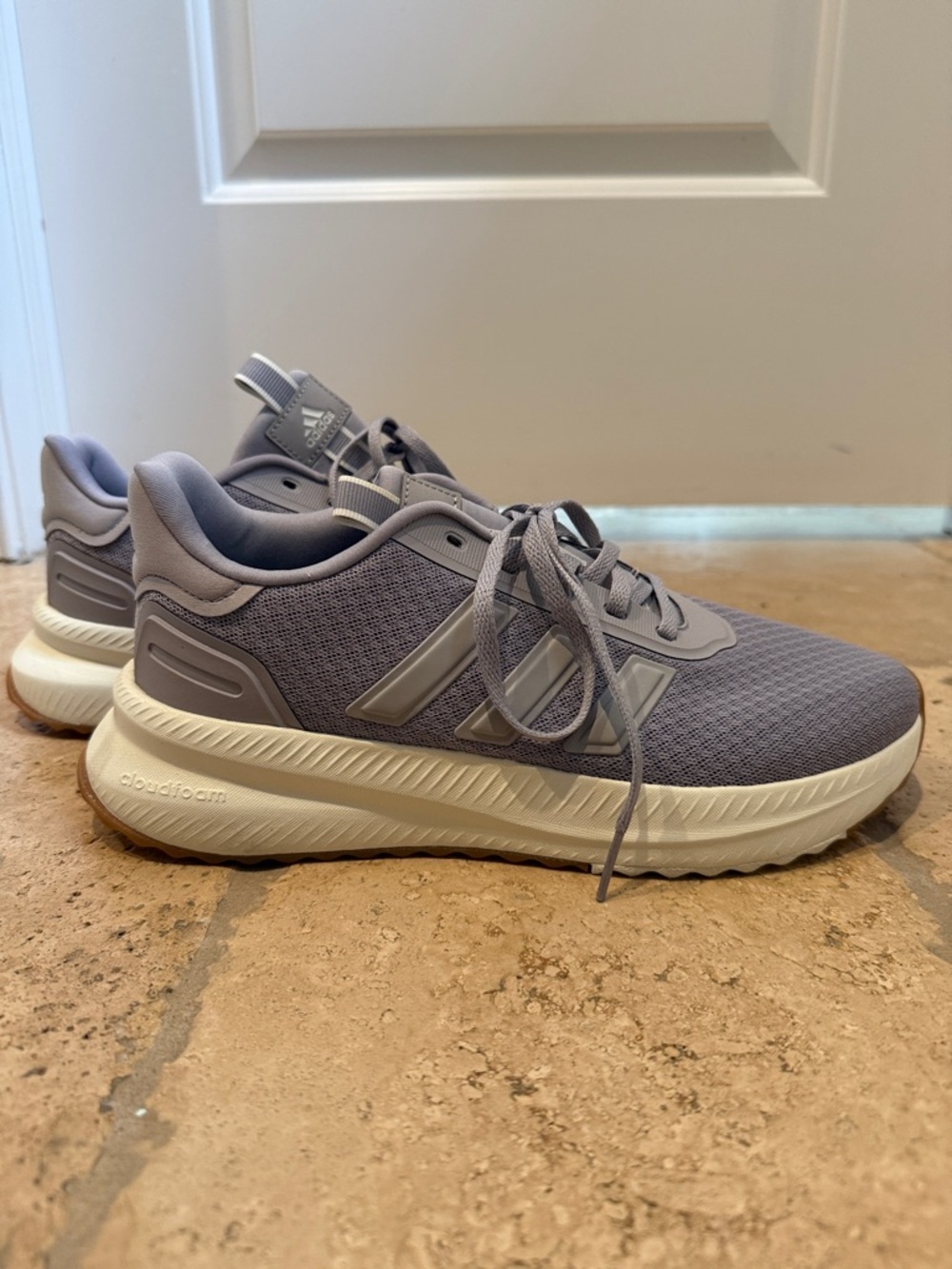 adidas Lavender Mesh Cloudfoam Sneakers